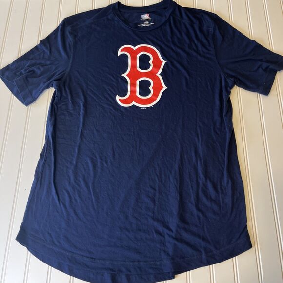 Boston Red Sox Men's T-Shirt Bundle Medium/Large Navy 3 Shortsleeve MLB Baseball - Picture 3 of 16